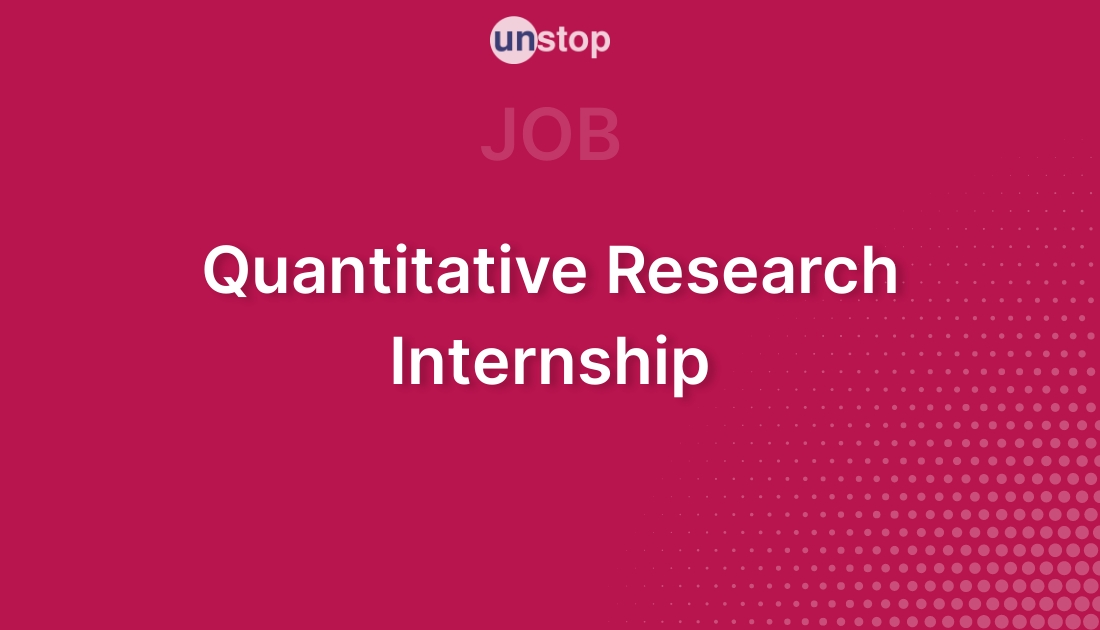 quantitative research intern