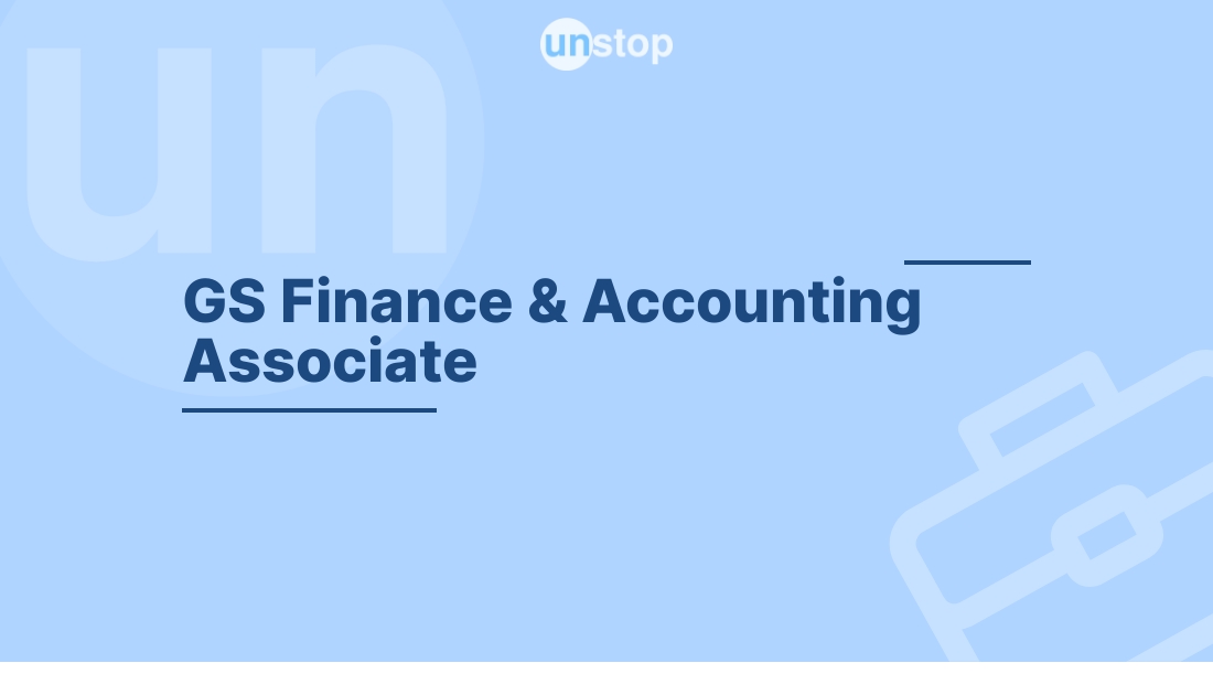 GS Finance & Accounting Associate by Boston Consulting Group (BCG