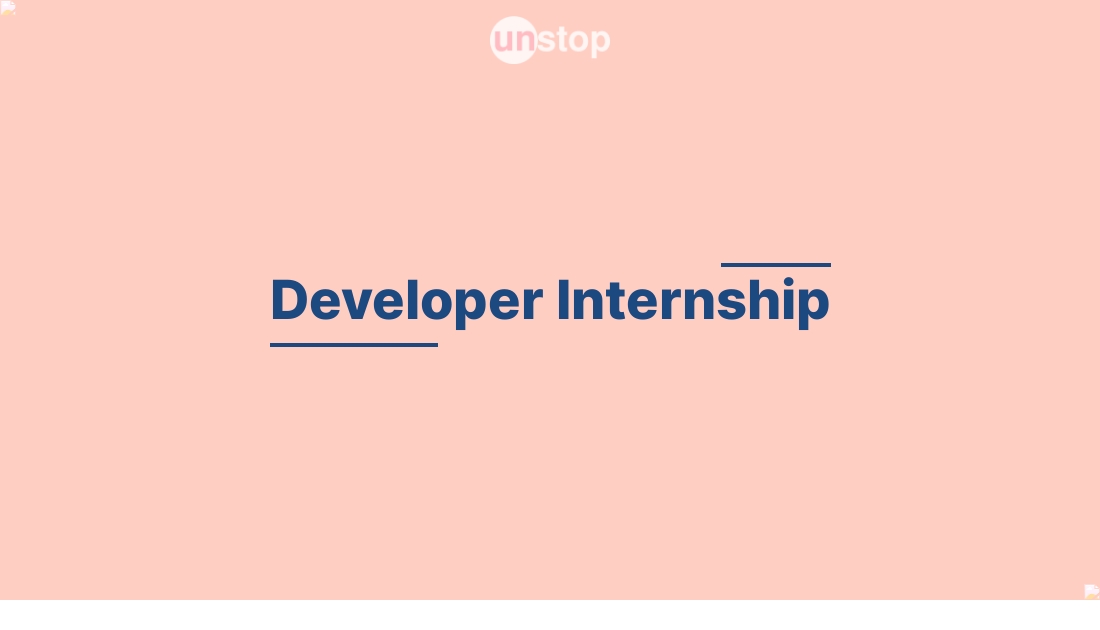 Developer Internship By Motorola Solutions Unstop Formerly