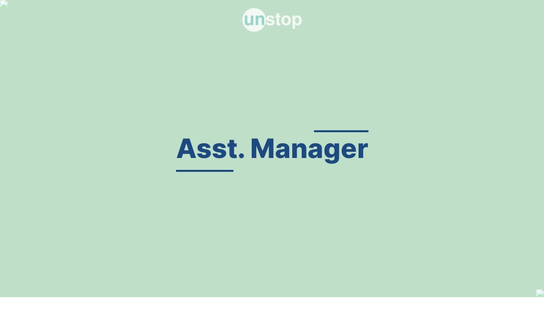 Asst. Manager by PepsiCo! // Unstop
