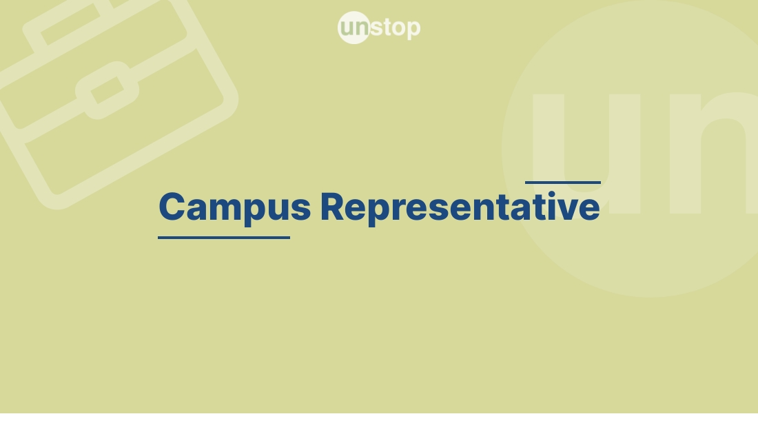 Campus Representative by YHills! // Unstop