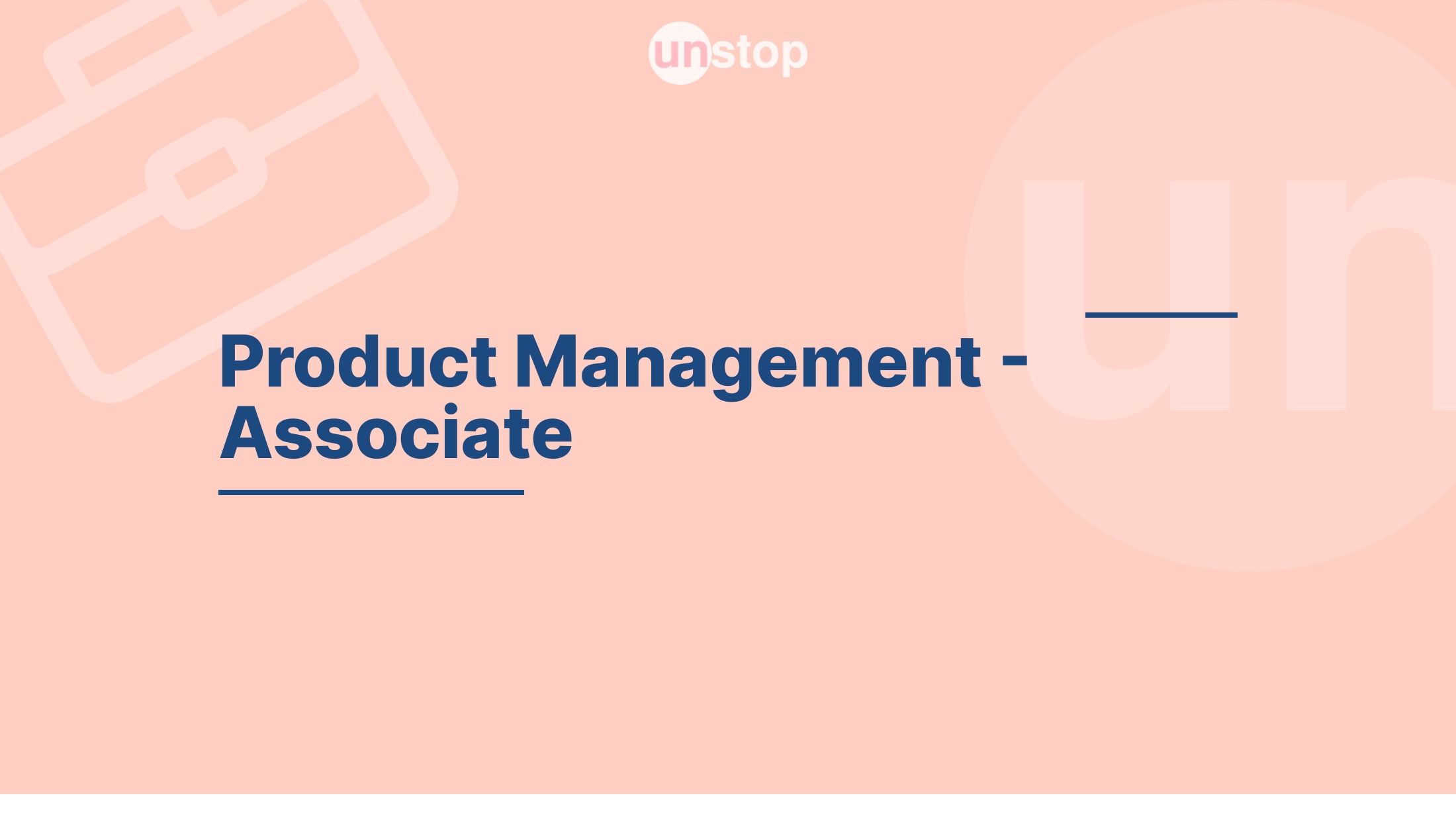 Associate Producer by Pearson VUE! // Unstop