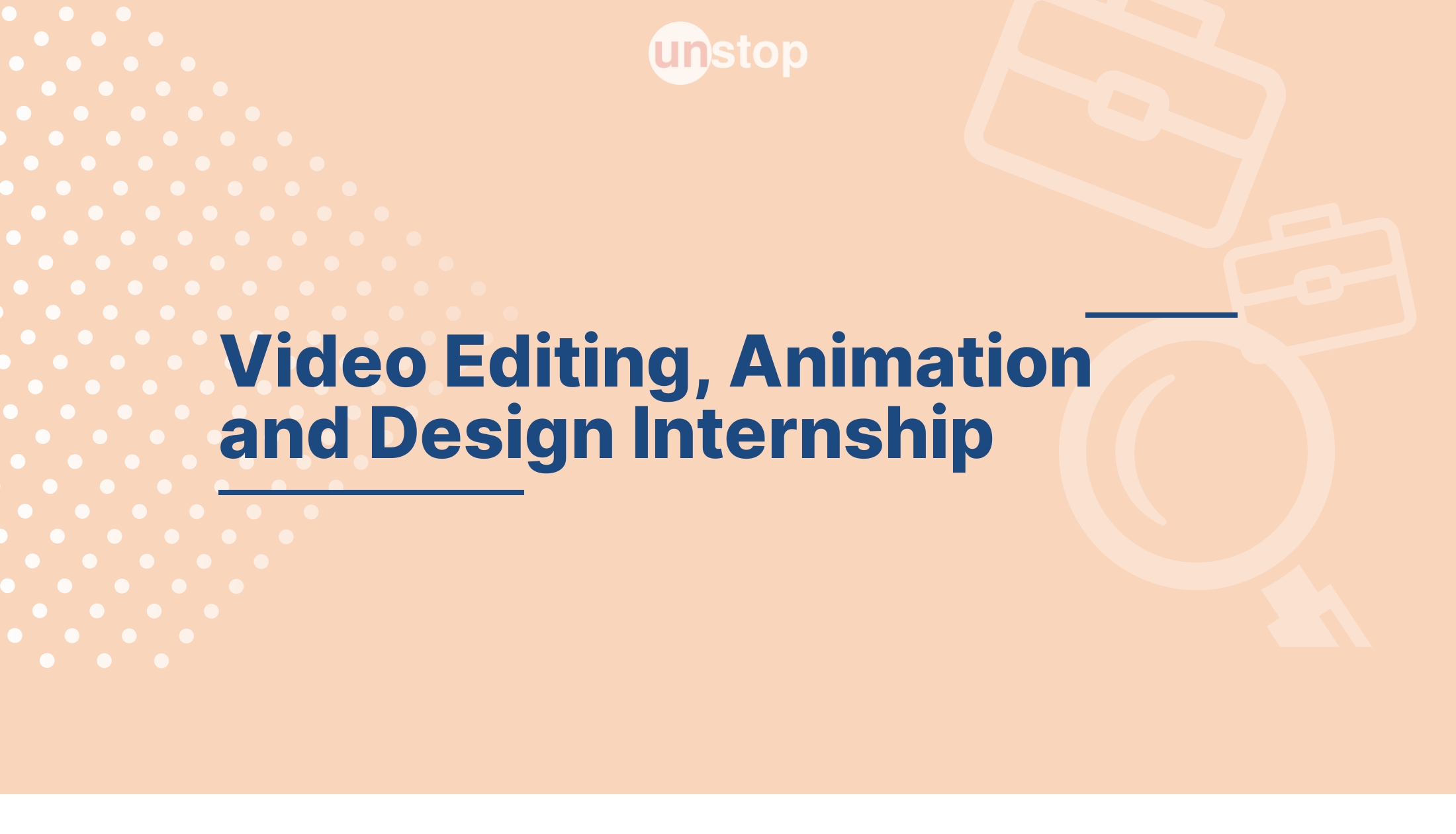 Video Editing, animation, design work from home job/internship by