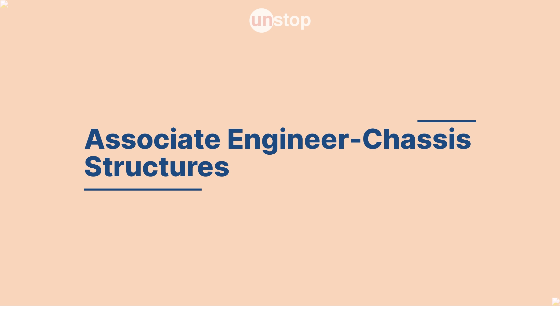 Associate EngineerChassis Structures by Volvo Group India! // Unstop