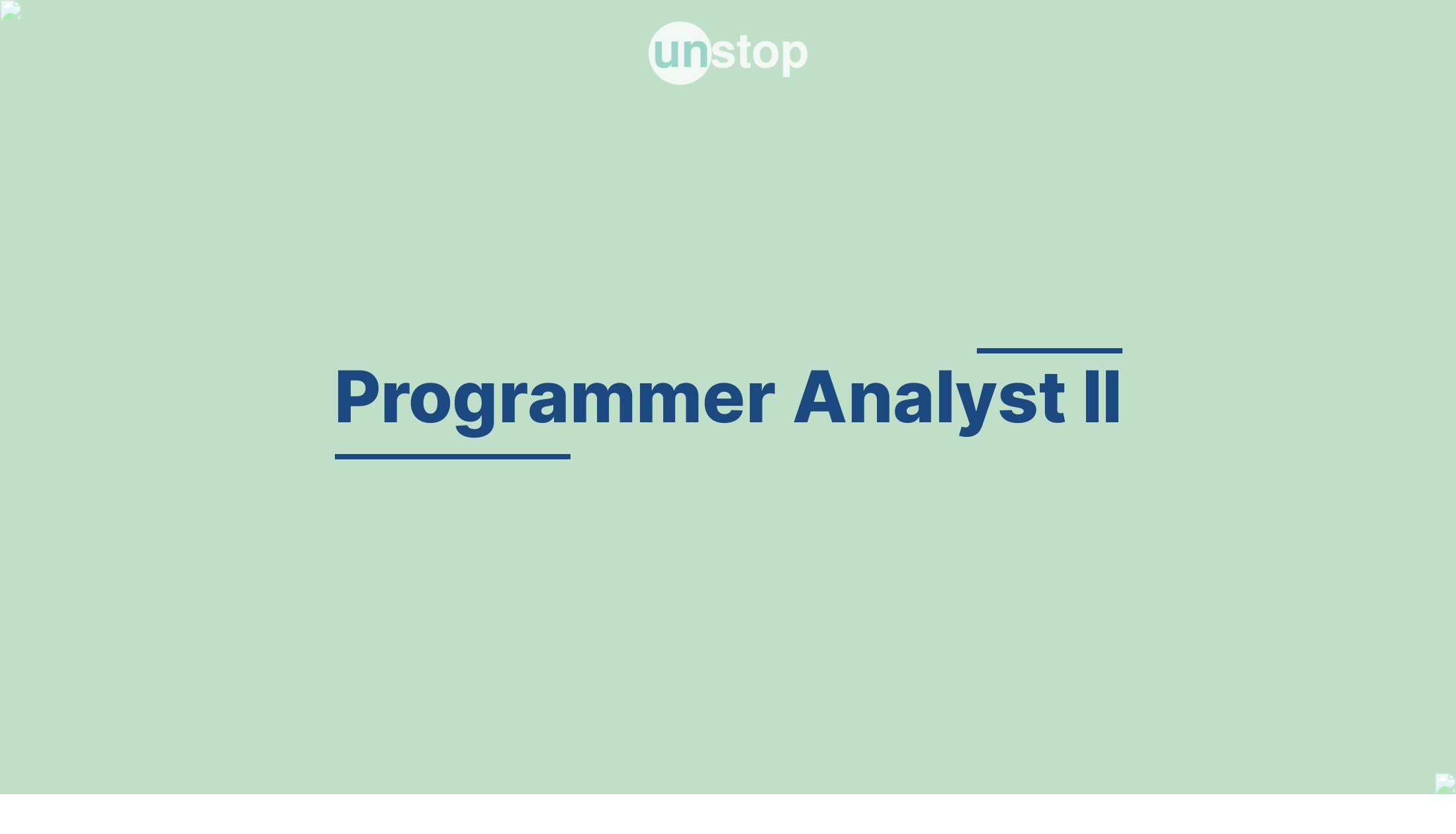 Programmer Analyst II by Thermo Fisher Scientific! // Unstop