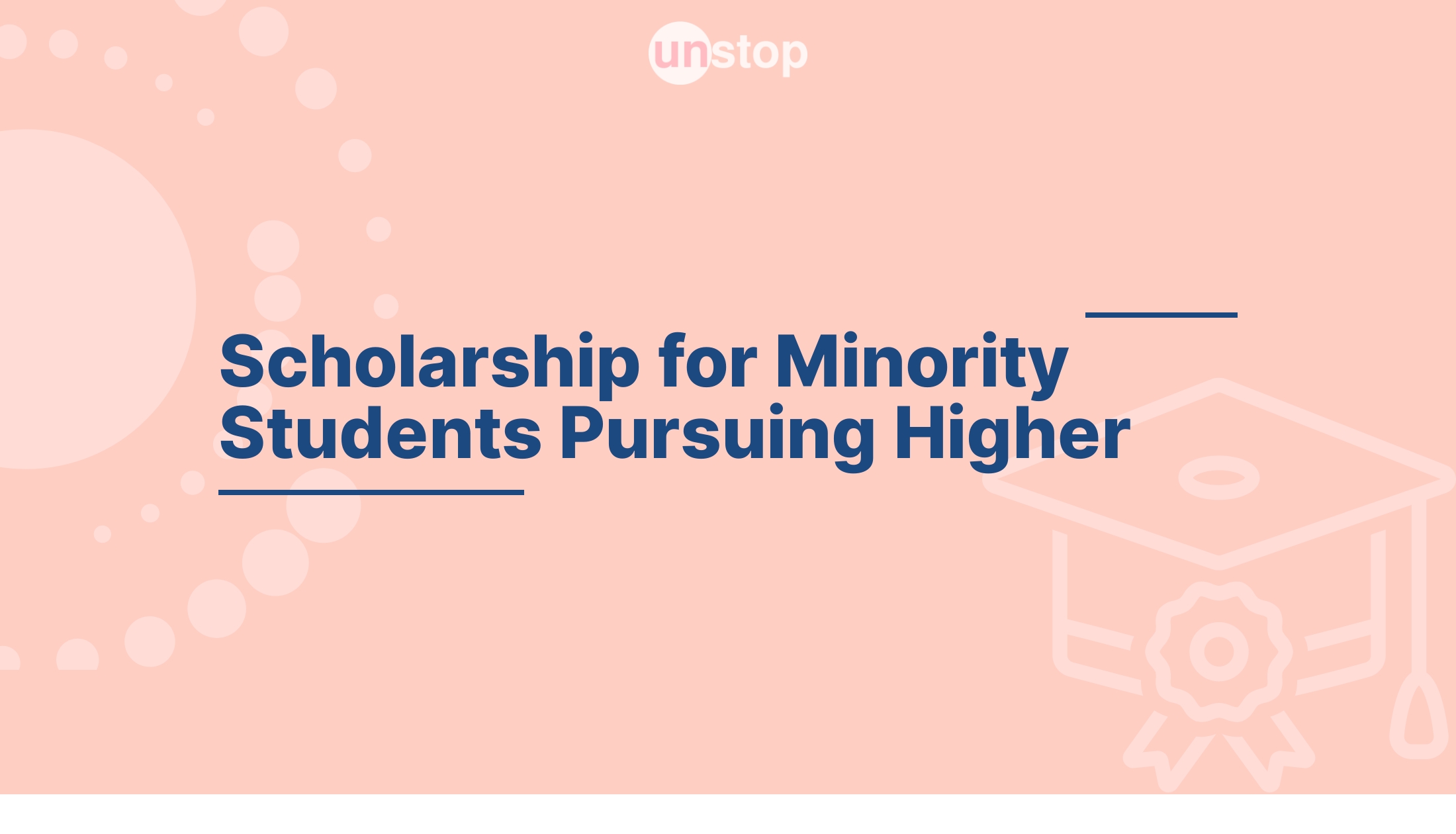 Scholarship for Minority Students Pursuing Higher and Professional