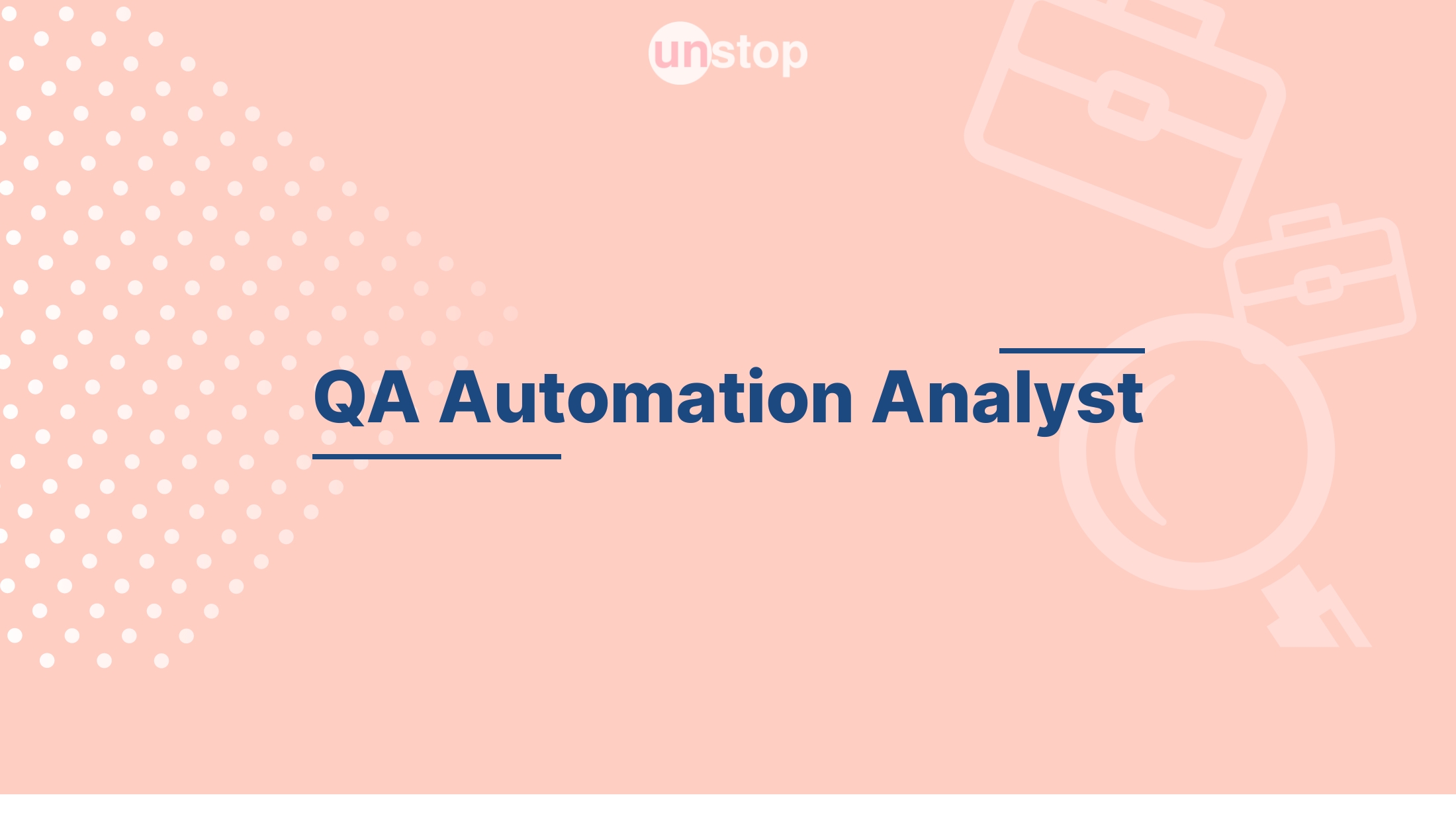 QA Automation Analyst Infrastructure Development & Automation by