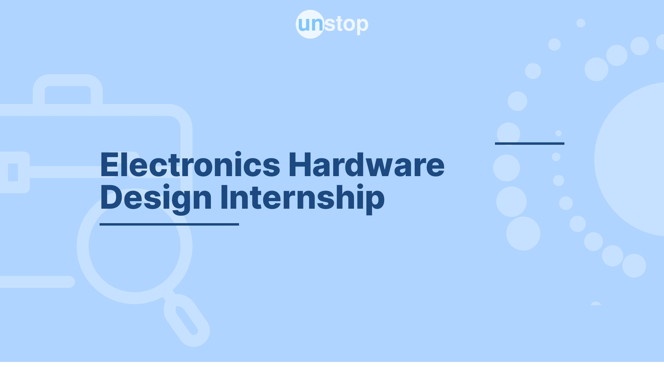Electronics Hardware Design Intern by SatSure Analytics India Private