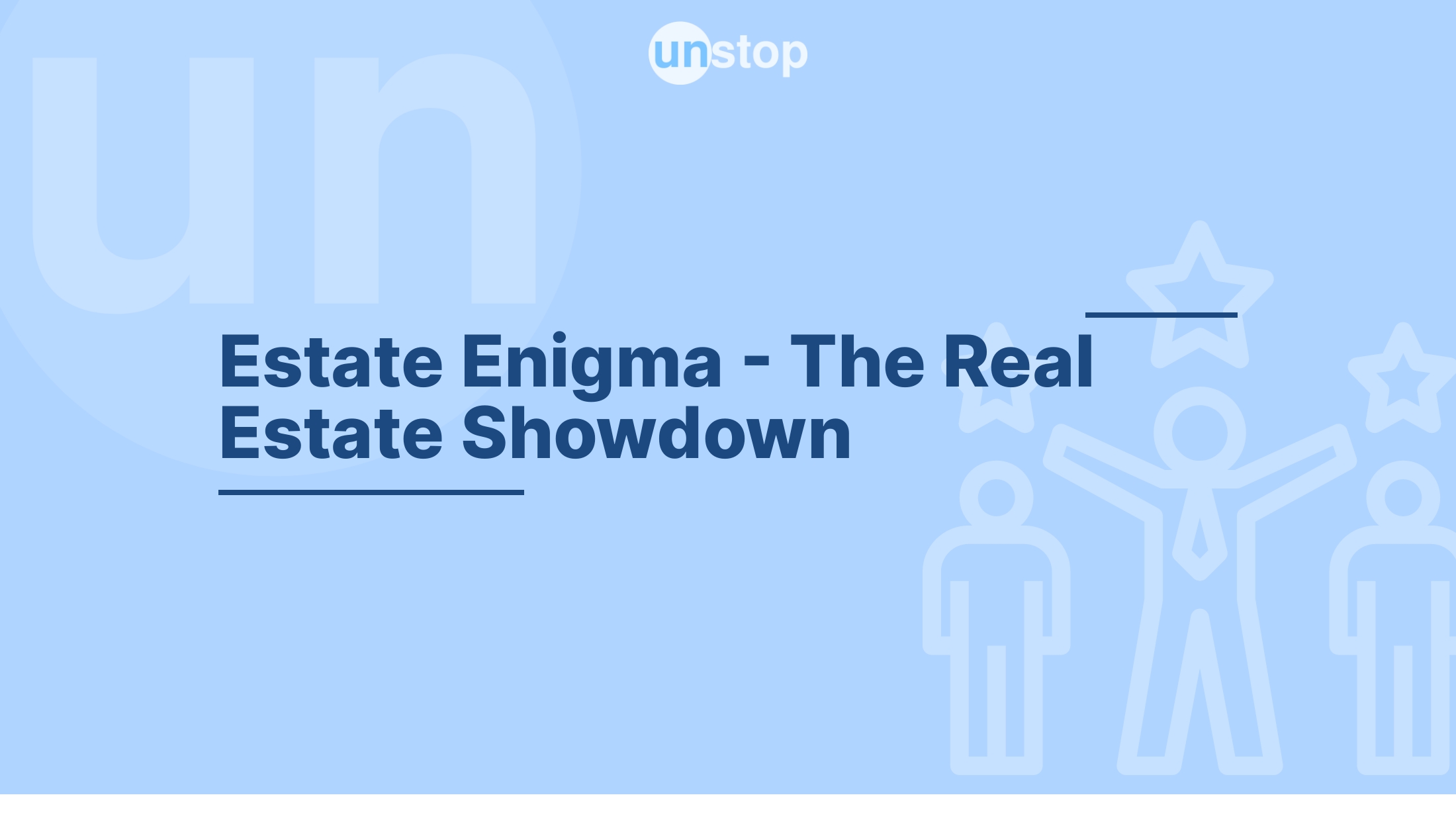 ESTATE ENIGMA The Real Estate Showdown by Shaheed Bhagat Singh