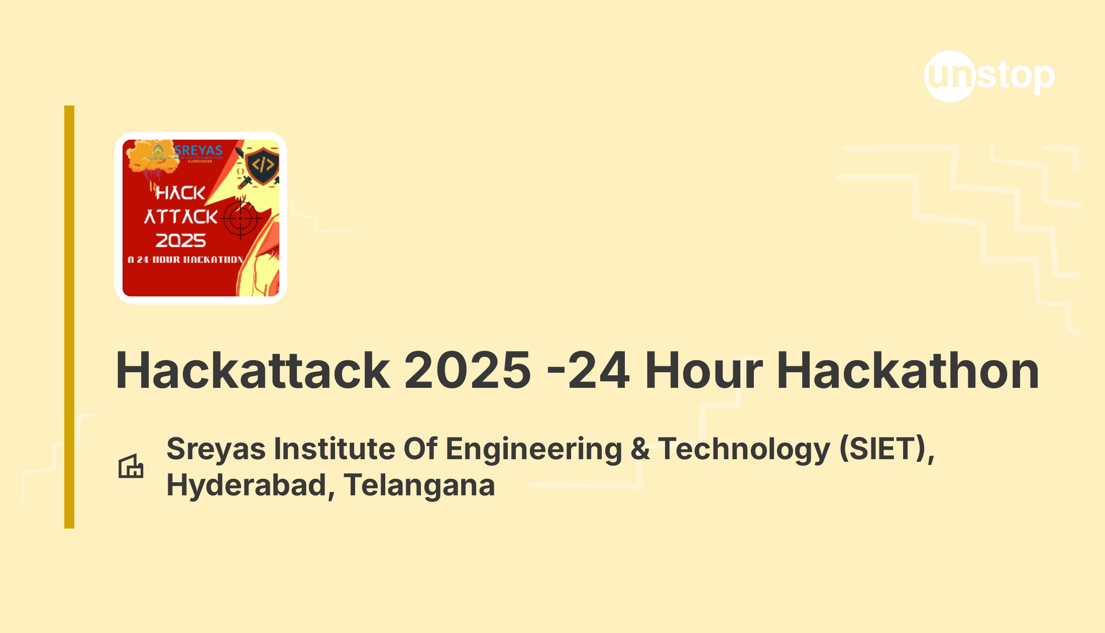 HACKATTACK 2025 -24 HOUR HACKATHON - 2025
