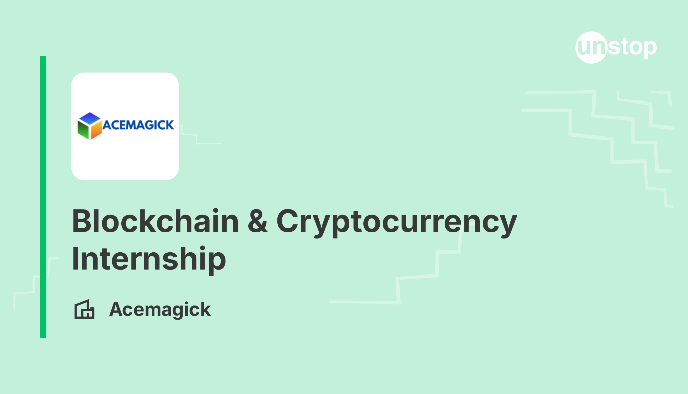 Blockchain & Cryptocurrency Internship - Acemagick - Chennai | 1573639 //  Unstop