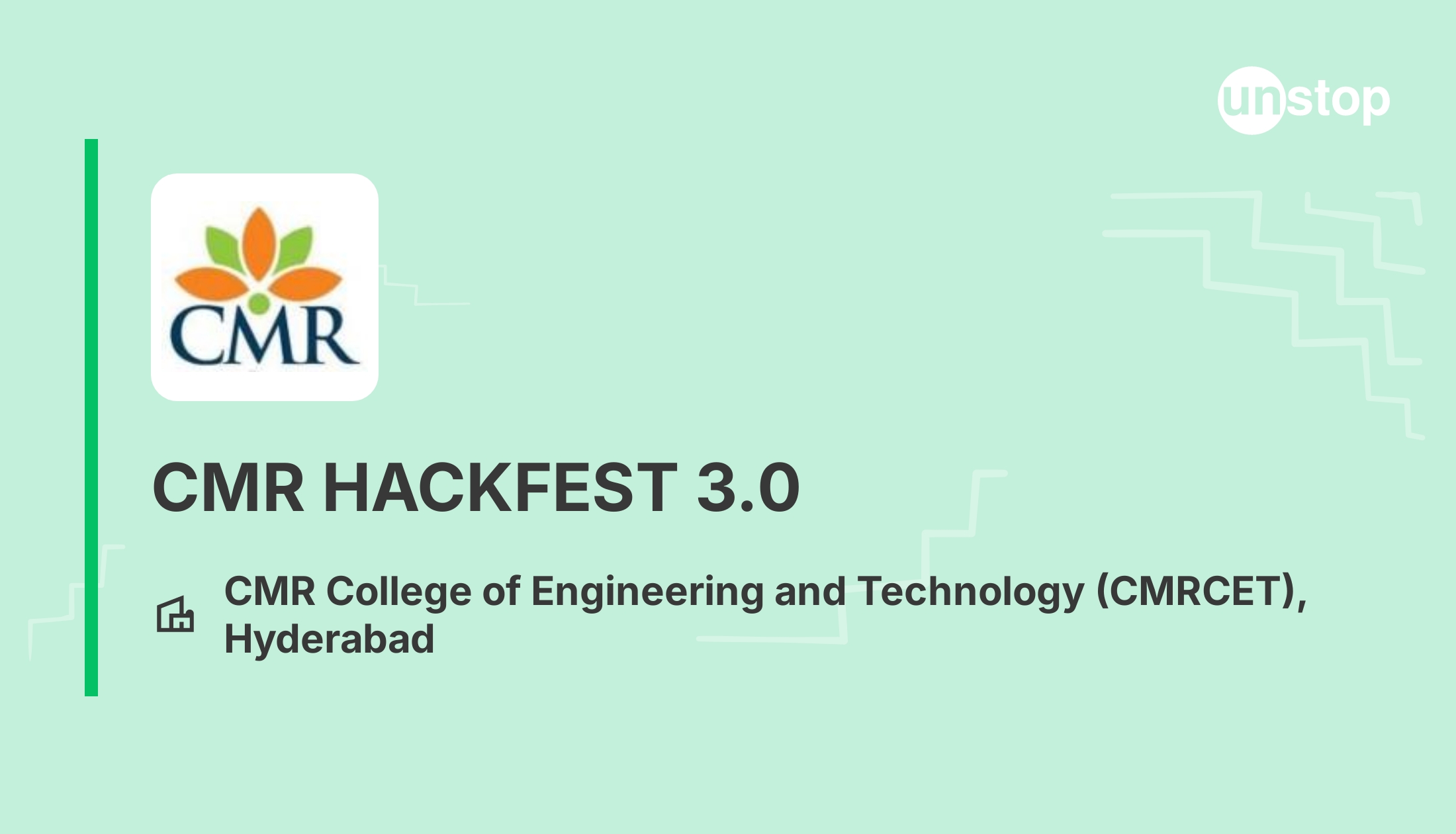 CMR HACKFEST 3.0 - 2025 | 1578601 // Unstop, image size:2200x1260