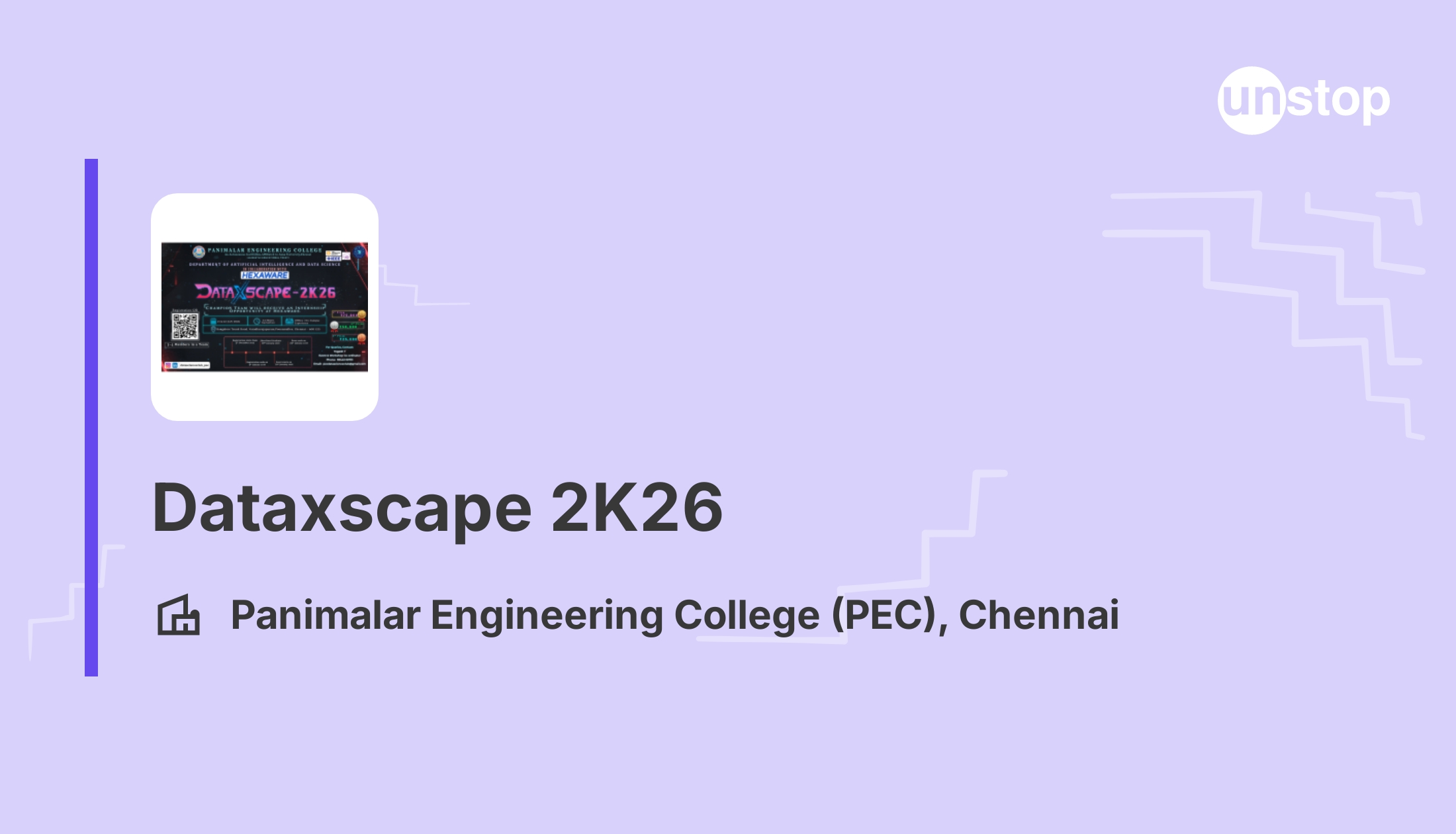 DATAXSCAPE 2K26 - 2025