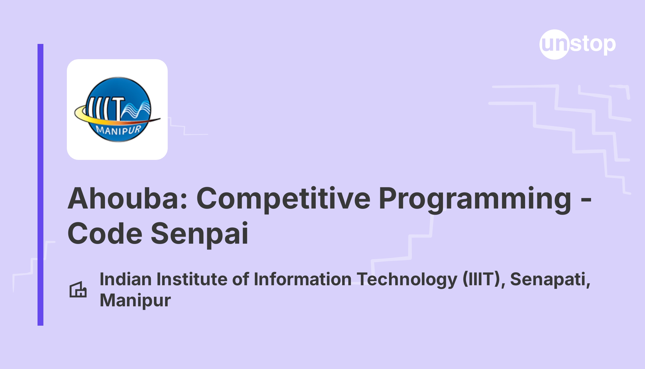 AHOUBA : Competitive Programming - Code Senpai - 2026