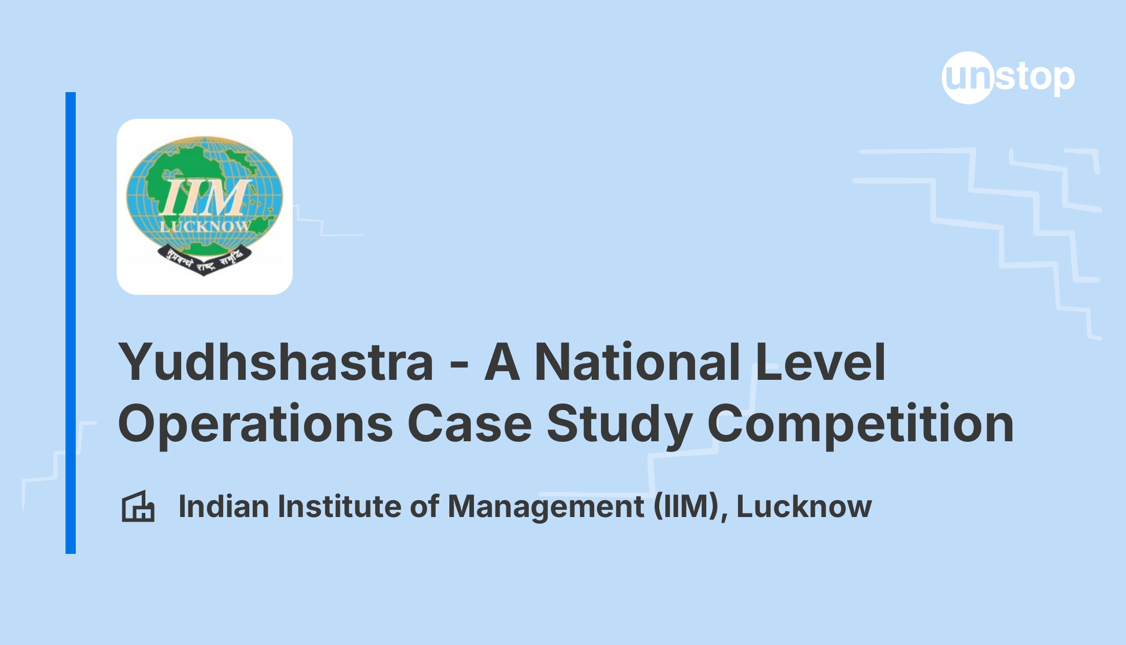 Yudhshastra - A National Level Operations Case Study Competition - 2026