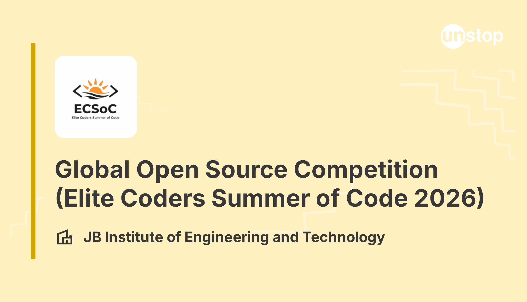 Open Source Competition Global Open Source Competition (Elite Coders Summer of Code 2026) - 2026