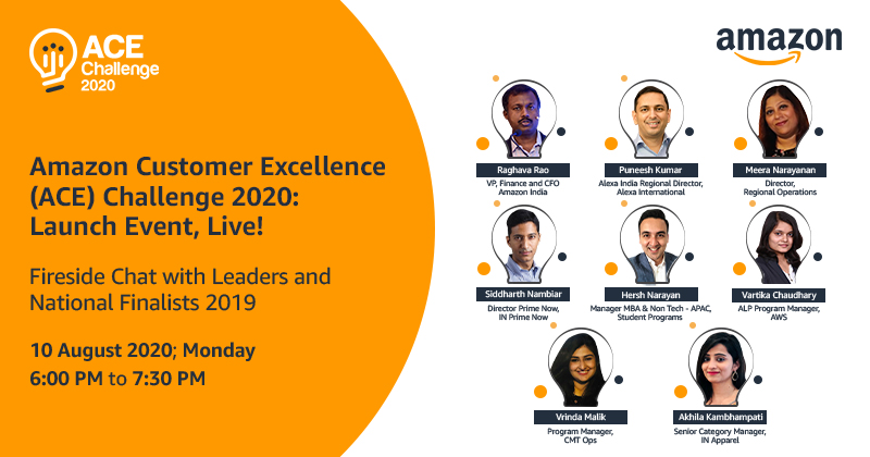 Amazon Customer Excellence Ace Challenge Launch Event Live From Amazon D2c