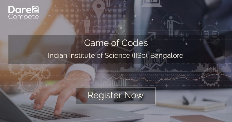 Game Of Codes Powered By Amd Under Csa Open Day From Indian Institute Of Science Iisc Bangalore