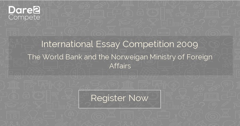 International essay writing competition 2009 image