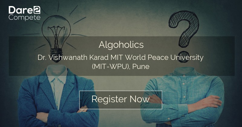 Algoholics By Dr. Vishwanath Karad MIT World Peace University (MIT-WPU ...