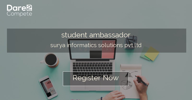 Student Ambassador From Surya Informatics Solutions Pvt Ltd