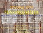 PAPER PRESENTATION - PG students and Research Scholars  / competitions