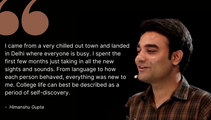 Tea seller HImanshu Gupta