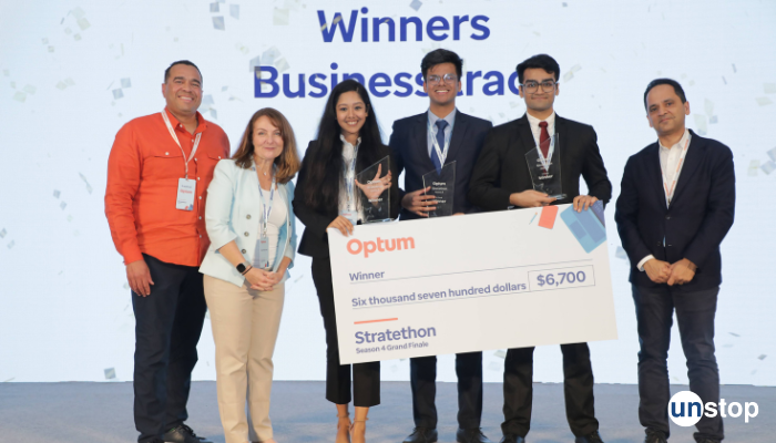 Optum Stratethon Season 4 B-Track Winners