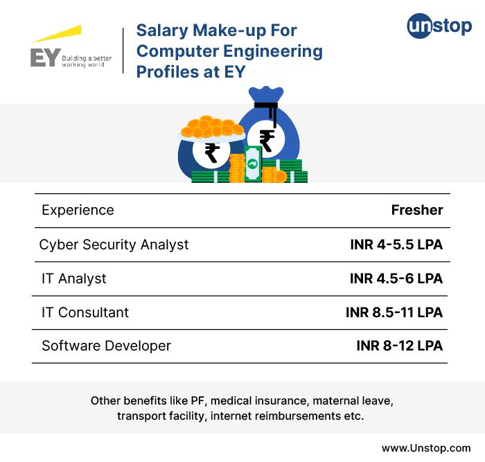 Salary Make-up For Computer Engineering Profiles at EY