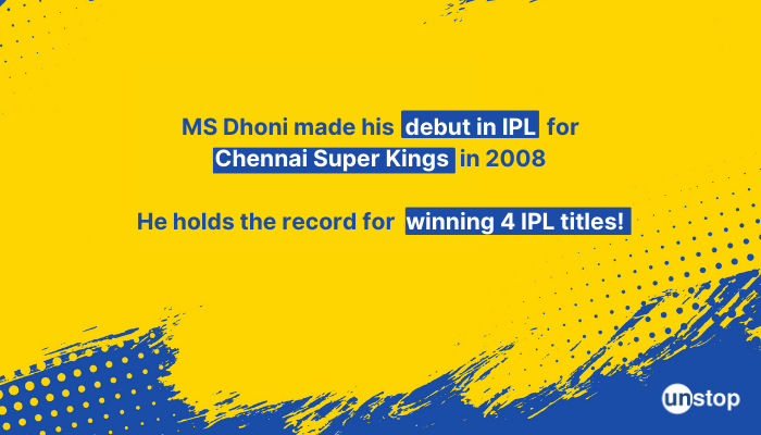 ms dhoni biography - IPL