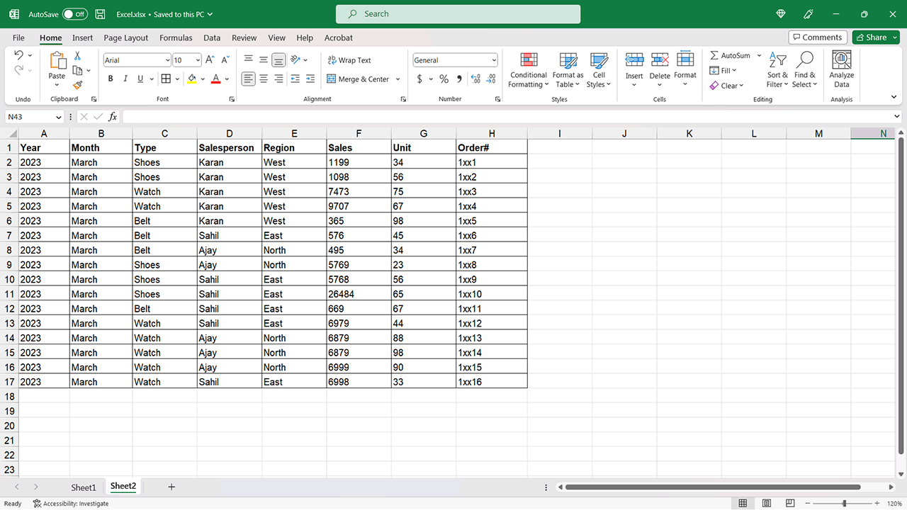 Common Excel Interview Questions