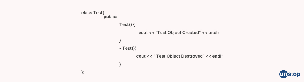  Destructors in C++ - JP Morgan Interview Questions