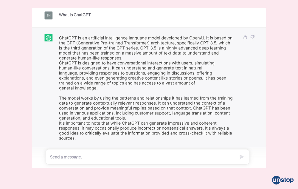 What is ChatGPT?