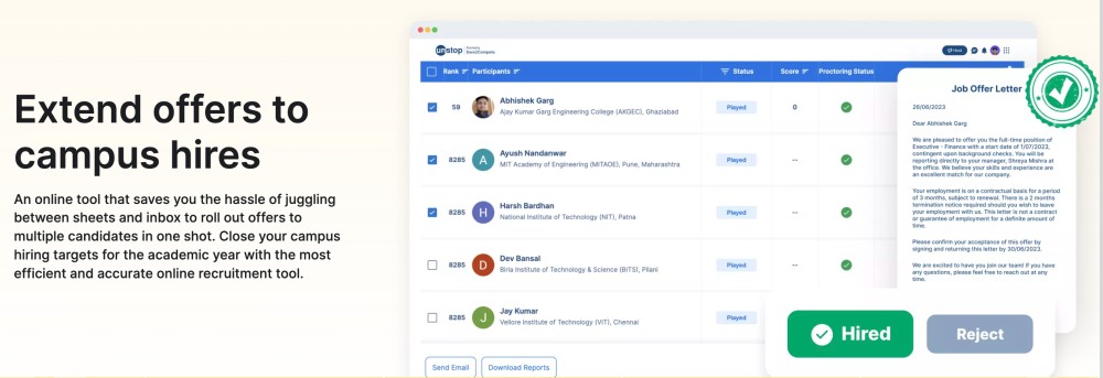 Campus Hiring Platform Unstop