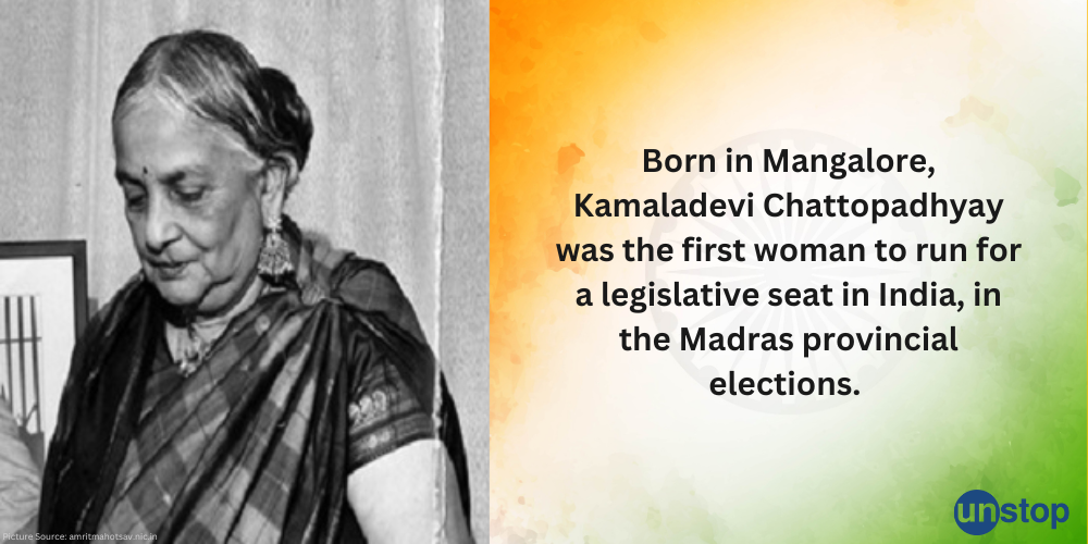 Unsung women freedom fighters-Kamaladevi Chattopadhayay