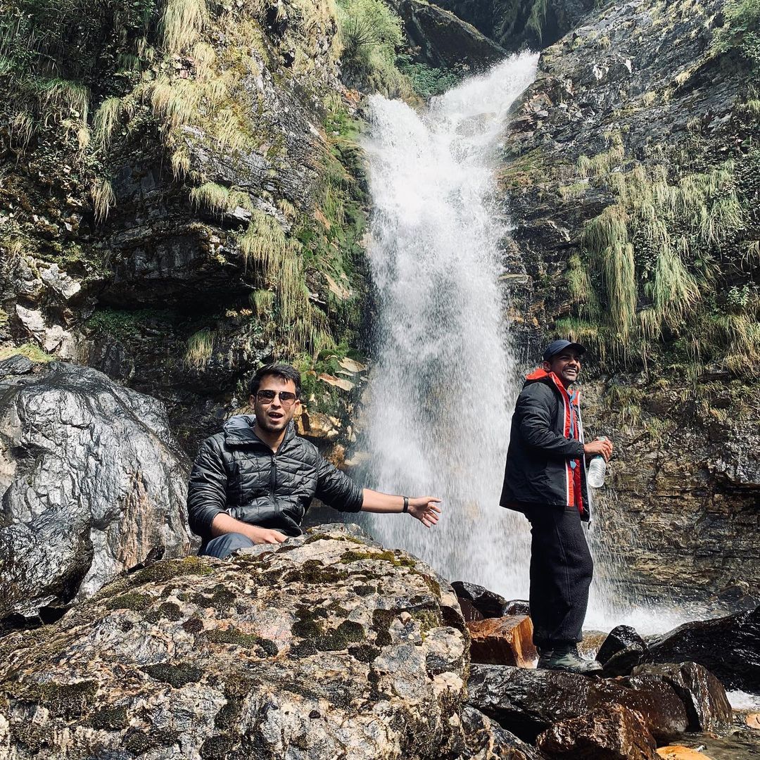 IAS Anurag Kumar with friends in nature`s lap