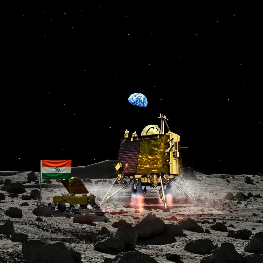 India`s Chandrayaan- 3 on the moon