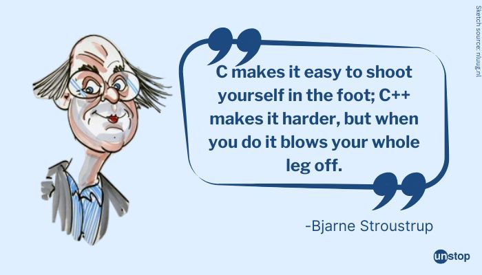 C vs C++: Quote explanation