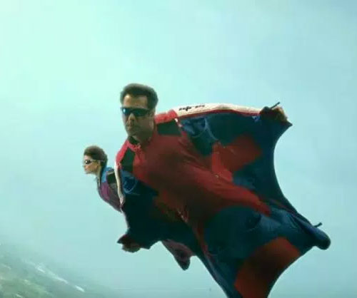 Salman Khan flying in Race 3