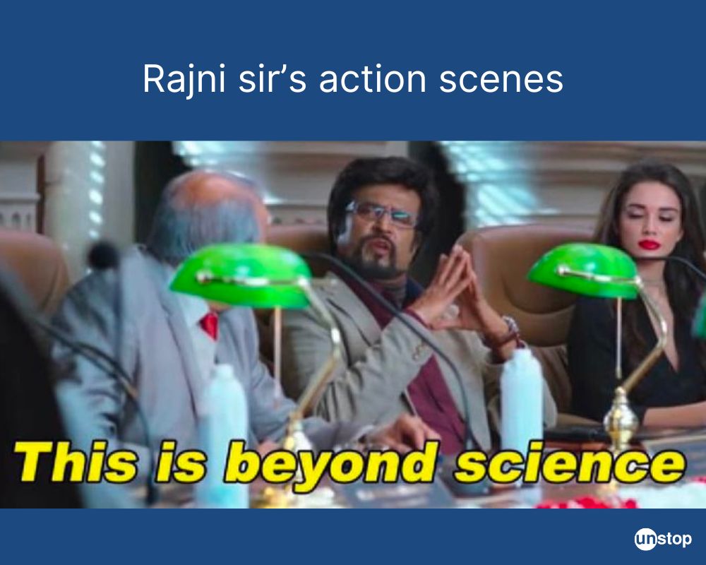 Rajni Action Scene Meme