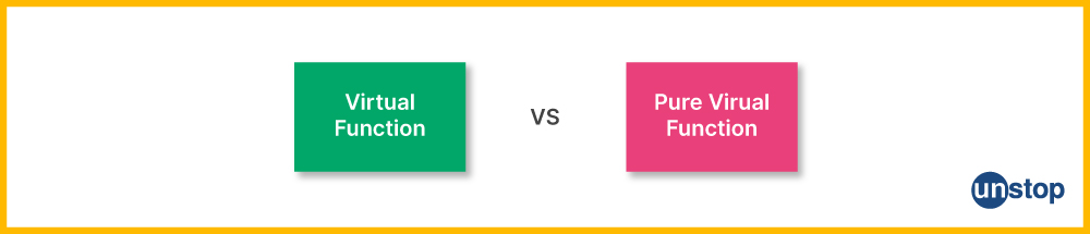 Virtual function vs Pure virtual function in C++