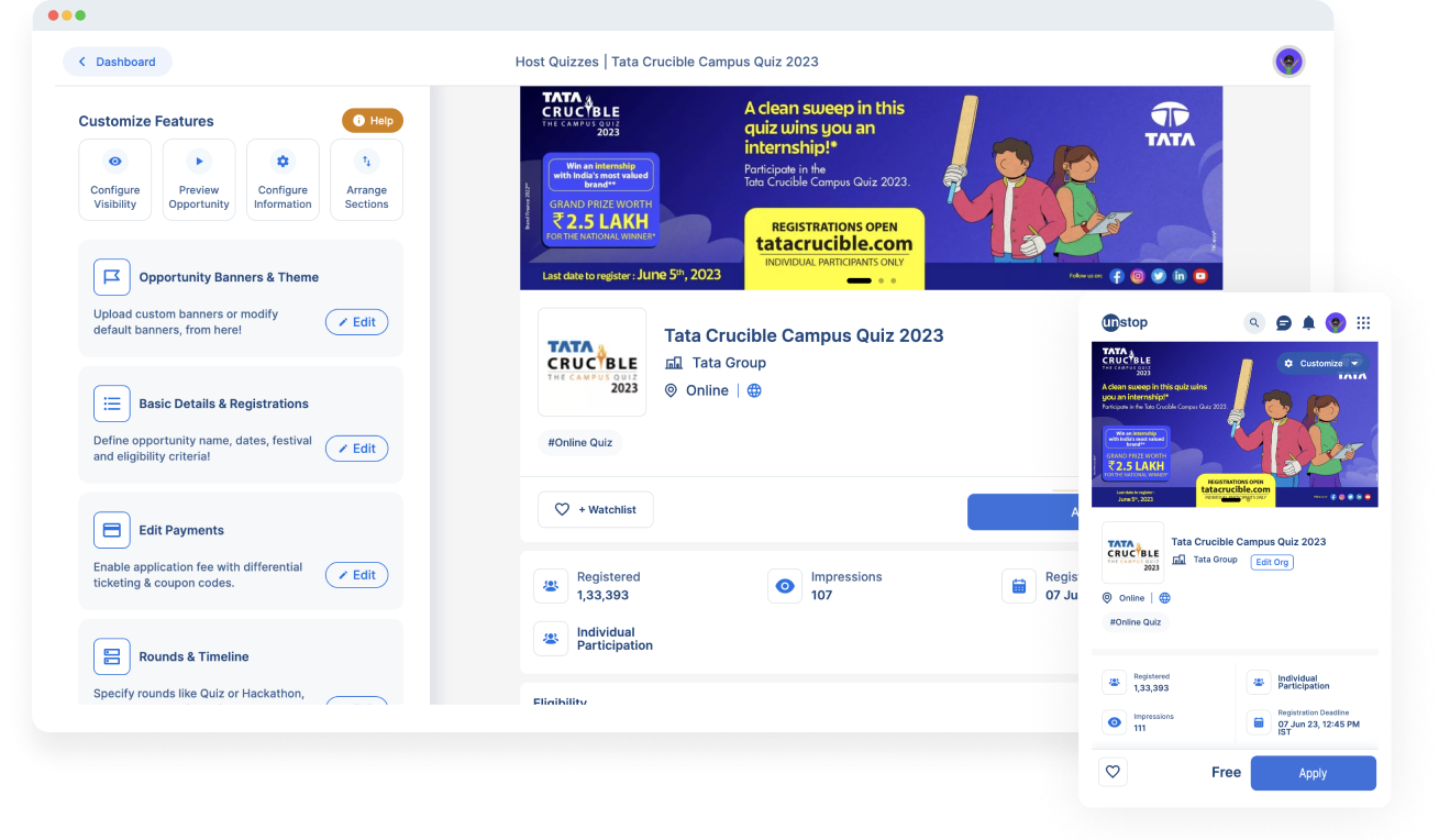 Unstop - Competitions, Quizzes, Hackathons, Scholarships and ...