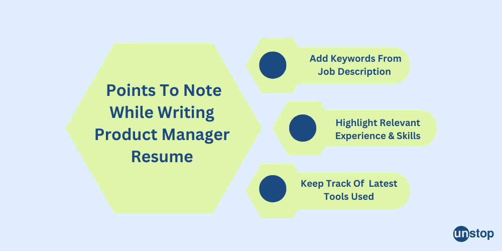 Product Management Resume-Points To Remember