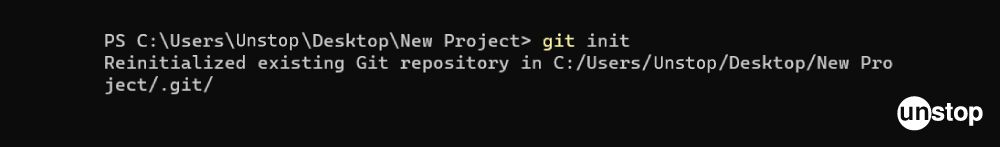 Git Commands | Example of git init