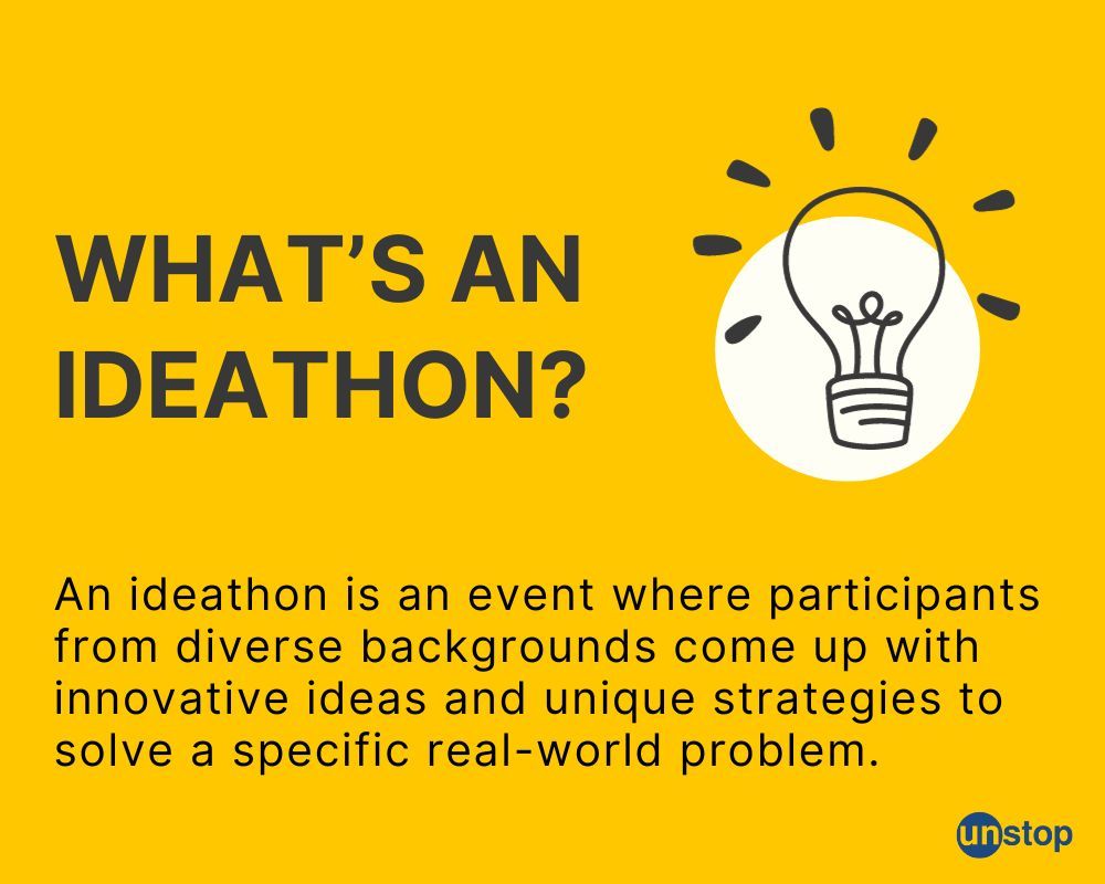 What is an ideathon explained