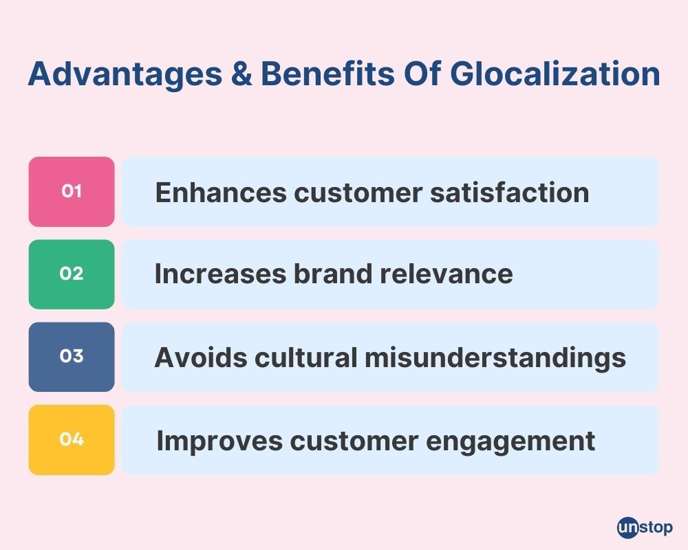 Glocalization benefits to business