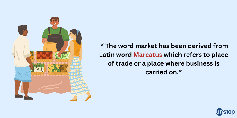 Market as a word