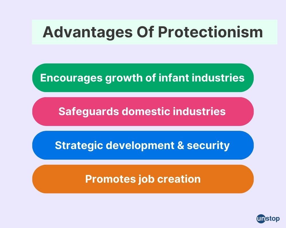 Advantages of protectionism 