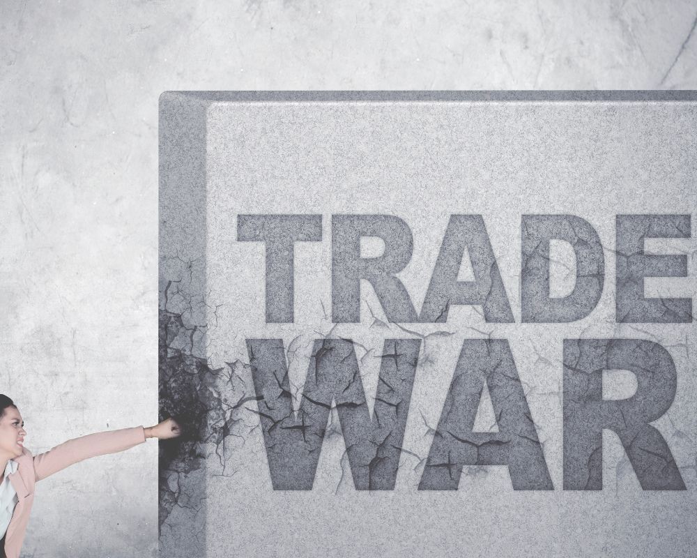 Trade war due to trade barriers 