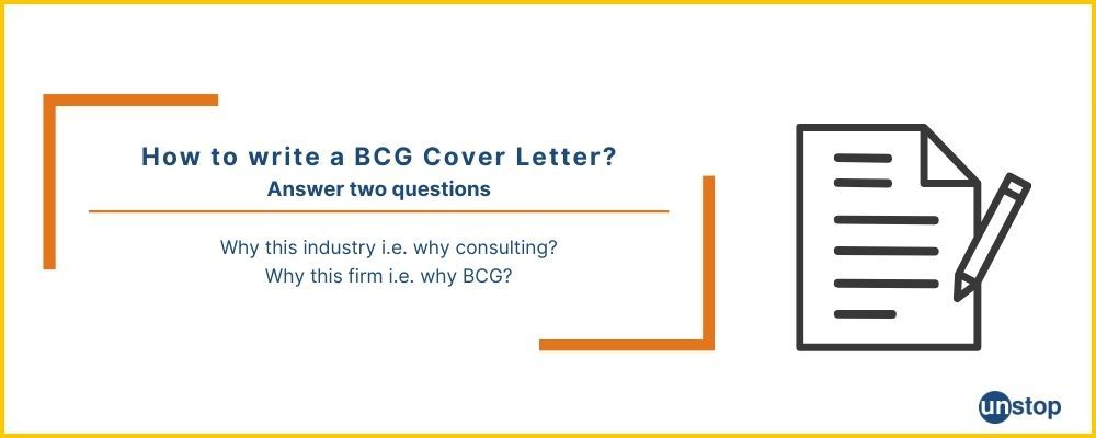Tips for writing a BCG Cover Letter